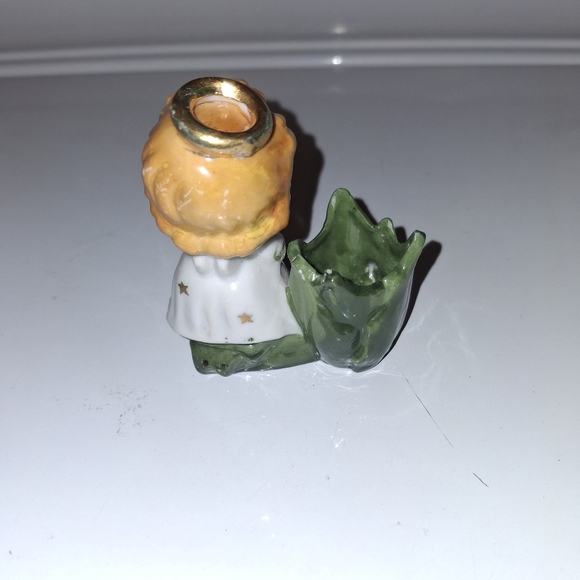 Made In Occupied Japan Cherub Angel Figurine Kawaii Antique RARE HTF Vintage - Picture 5 of 7